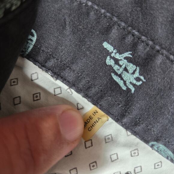 7 Diamonds Hawaiian Shirt Men’s Large Vintage Tiki Print King of the Beach - Picture 4 of 8